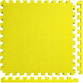 Meister X-Thick 1.5" Interlocking EVA Foam Mats - YL - 36 Tiles (144 Sqft) | Extra-thick 2X cushioning w/ anti-slip grip. 2' x 2' puzzle mats for wrestling, MMA, gymnastics, home gyms and play areas - color: Yellow, size: 36 Tiles (144 Sqft)