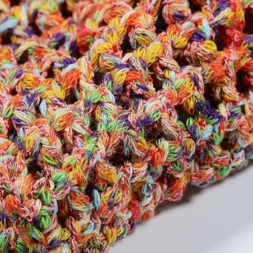 Artisanal Yarn Collection Multifiber Fancy Yarn for Knitting Crocheting Crafts DIY, Set of 3 Rolls(119 Bohemian Fiesta) - color: 119 Bohemian Fiesta