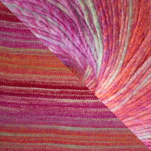 Sirdar Jewelspun Aran, Glowing Garnet (848), 200g - color: Glowing Garnet