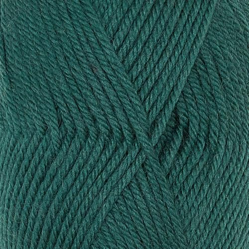 100% Superwash Wool Yarn 6 Skeins 300g DK Weight Knitting Crochet Green | Sourced from Peru for breathable warmth and 654yd total length per 300g pack ideal for soft baby garments hats and sweaters - color: Green