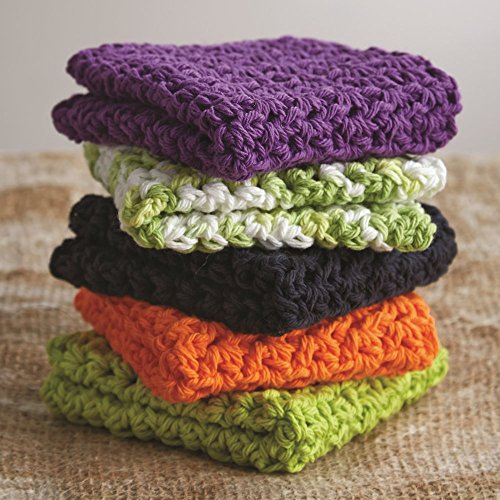 Lily 10200100002 Sugar 'N Cream The Original Solid Yarn, 2.5oz, Medium 4 Gauge, 100% Cotton - Black - Machine Wash & Dry - color: Black, size: 2.5 oz