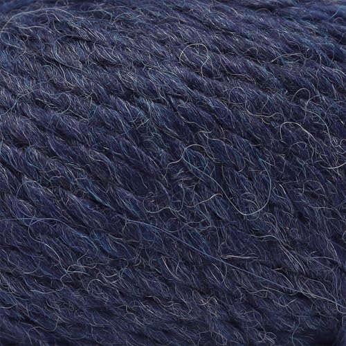 100% Baby Alpaca Yarn 6 Skeins 300g Bulky Weight Knitting Crochet Blue Jean | Made in Peru with natural warmth and softness featuring 324yd of premium fiber ideal for scarves shawls sweaters and more - color: Blue Jean, size: Bulky - 6 Skeins
