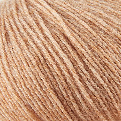 100% Inner Mongolian Cashmere Yarn Luxurious Hand Knitting Yarn Home Necessity for DIY Crafts - color: Khaki, size: 1 ball