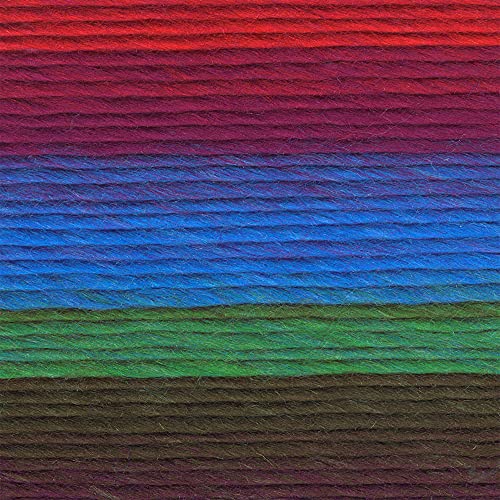 (1 Skein) Lion Brand Yarn Landscapes Yarn, Apple Orchard | Variegated Worsted Weight 100% Acrylic Knit & Crochet Fiber for Colorful Blankets, Ombre Bags, Sweaters, Wraps - color: Apple Orchard, size: 1 Pack