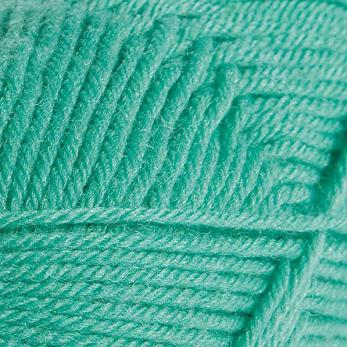 Knit Picks Wool of the Andes Blue 100% Wool Yarn Pack for Knitting | 10 skeins (500g total) of soft worsted weight crocheting yarn in Tranquil color, good for felting. - color: Tranquil