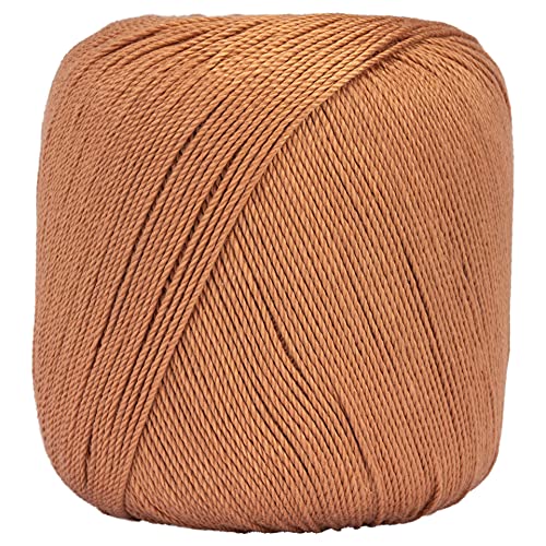 Red Heart Aunt Lydia Fashion Crochet Thread, 3, Copper Mist - color: Copper Mist, size: Size 3