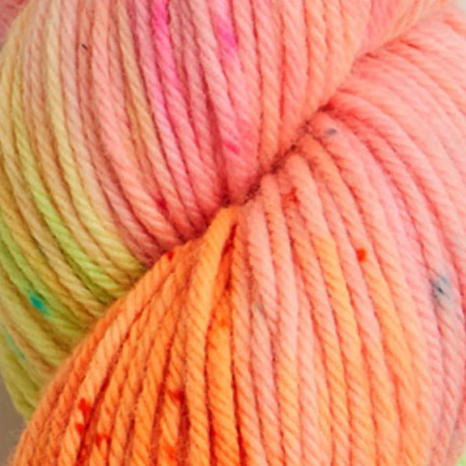 KnitPro Symfonie DK Weight Merino Wool Yarn 240yds, 100g, Galaxy Glow | 100% Extrafine Merino, Hand Dyed, OEKO-TEX Certified, Superwash, Colorfast, #3 Yarn Skein for Knitting & Crochet - color: Galaxy Glow