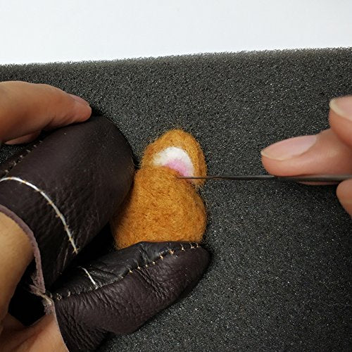 Artec360 High-Density Foam Mat for Needle Felting Kit Pad 4"x4"x1.2" Felting Base Black Foam Felting 4 Pack