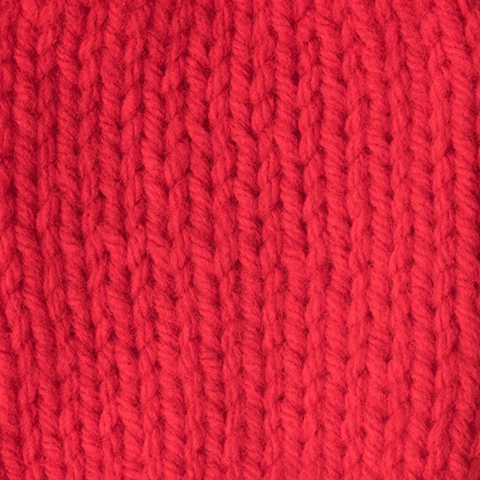 Caron One Pound Soft Yarn for Crocheting & Knitting, Scarlet, 2-Pack | #4 Worsted Medium, Soft 100% Acrylic Yarn for Crochet, Knitting, Blankets and Crafts, 812yds, 453.6g/16oz per skein - color: Scarlet, size: 2 Pack