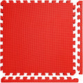Meister X-Thick 1.5" Interlocking EVA Foam Mats - RD - 10 Tiles (40 Sqft) | Extra-thick 2X cushioning w/ anti-slip grip. 2' x 2' puzzle mats for wrestling, MMA, gymnastics, home gyms and play areas - color: Red, size: 10 Tiles (40 Sqft)