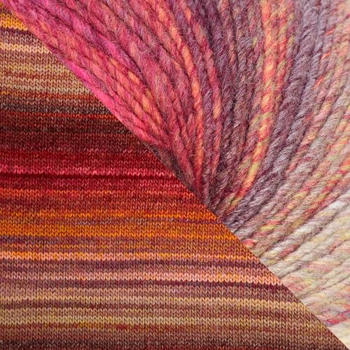Sirdar Jewelspun Aran - Sunstone Amber (855) - 200g - color: Sunstone Amber