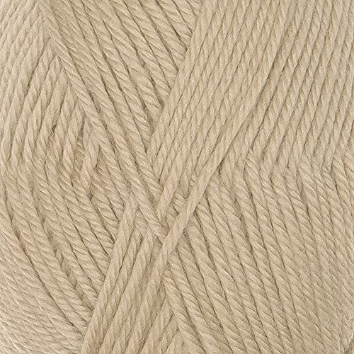 100% Superwash Wool Yarn 3 Skeins 150g DK Weight Knitting Crochet B. Latte | Sourced from Peru for breathable warmth and 327yd total length per 150g pack ideal for soft baby garments hats and sweater - color: Beige Latte