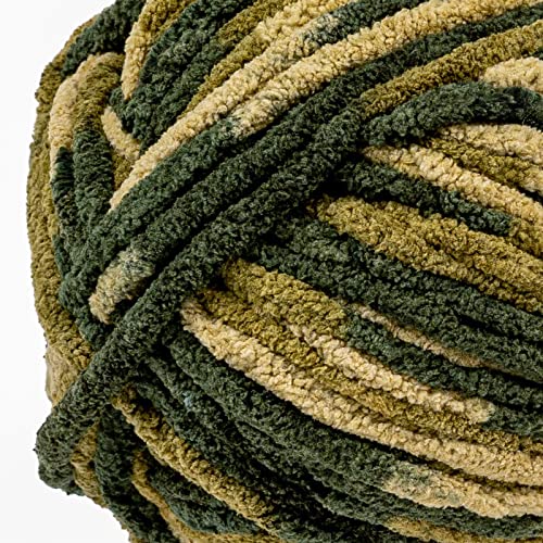 Crafted By Catherine Blanket Multi Yarn - 4 Pack (213 Yards Each Skein), Camouflage Multi, Gauge 6 Super Bulky - color: Camouflage Multi, size: 10.5 oz/ 4 Pack