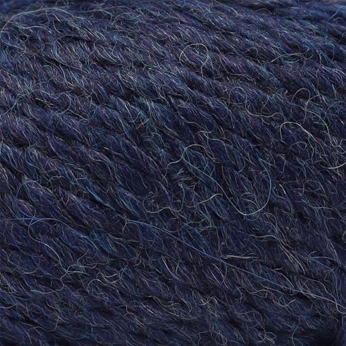 100% Baby Alpaca Yarn 3 Skeins 150g Bulky Weight Knitting Crochet Blue Jean | Made in Peru with natural warmth and softness featuring 162yd of premium fiber ideal for scarves shawls sweaters and more - color: Blue Jean, size: Bulky - 3 Skeins