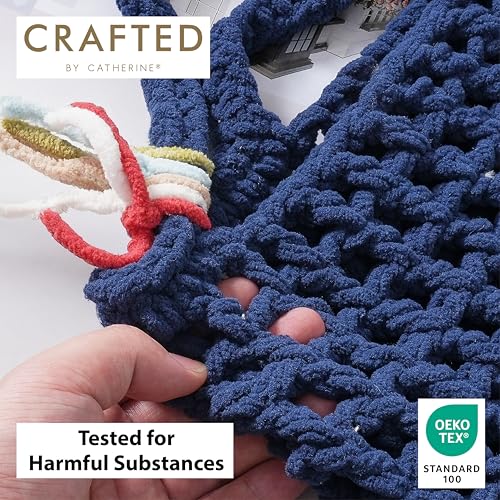 Crafted By Catherine Blanket Multi Yarn - 4 Pack (213 Yards Each Skein), Camouflage Multi, Gauge 6 Super Bulky - color: Camouflage Multi, size: 10.5 oz/ 4 Pack