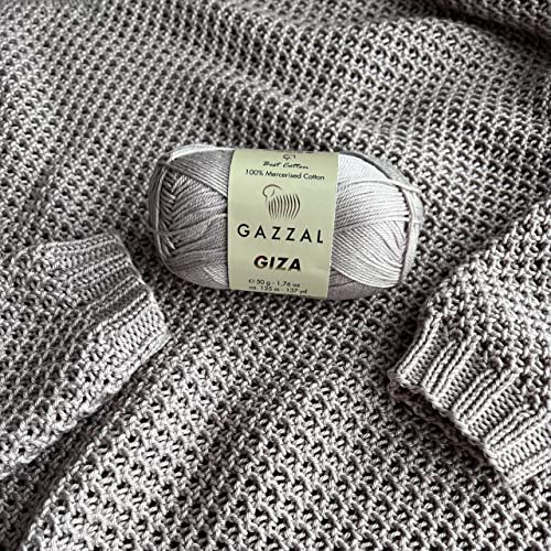 Estako Royal Cotton, 100% Mercerized Giza Cotton Yarn, Fingering 1, Black | soft, silky sheen, super fine, sock weight, 50 g, 137 yds, baby clothes, summer tops, amigurumi - color: 5057 - Black, size: 1 Skein