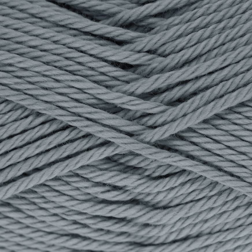 Estako Royal Cotton, 100% Mercerized Giza Cotton Yarn, Fingering 1, Grey | soft, silky sheen, super fine, sock weight, 50 g, 137 yds, baby clothes, summer tops, amigurumi - color: 5054 -Grey, size: 1 Skein