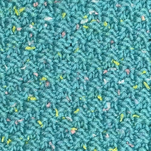 Tweed Twinkles Soft Baby Yarn DK Acrylic, 8-Pack (696Yds/400G), Mint Blue | Acrylic Baby Blanket Knitting Yarn with Free Patterns - Size 3 DK Light Worsted Weight Yarn for Crocheting with Flecks - color: Mint Blue, size: Pack of 8