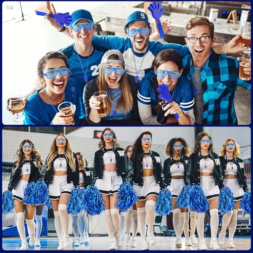 Realspring 148 Pcs Team Spirit Accessories for Sport Events - color: Blue