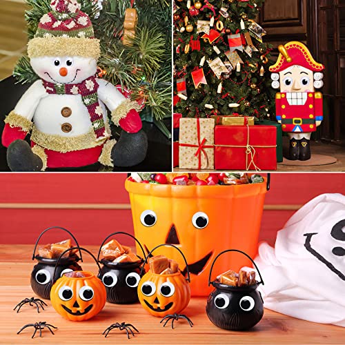 6 Pieces 0.6 Inch Googly Google Eyes, PETKNOWS Wiggle Eyes Self Adhesive Googlie Craft - size: 0.6 Inch