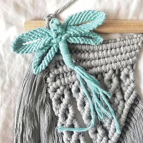 YarnArt Macrame Cotton – 80% Cotton, 20% Polyamide Macrame Cord, Medium Weight, 8.8 oz (250g), 246 yds – Knitting, Crochet & Unique Macrame Crafts (783-Petrol Green) - color: 783-petrol Green