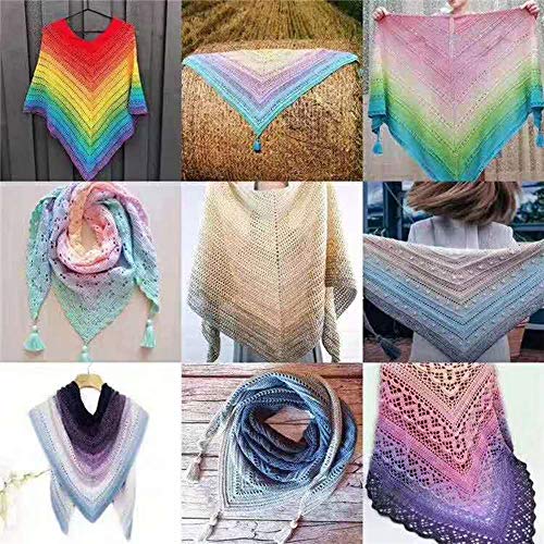 JubileeYarn Ombré Blast Yarn - 220g/cake Baby Weight Cotton - Shadowthrone - 1 Cake - color: 115 Shadowthrone, size: 1 Cake