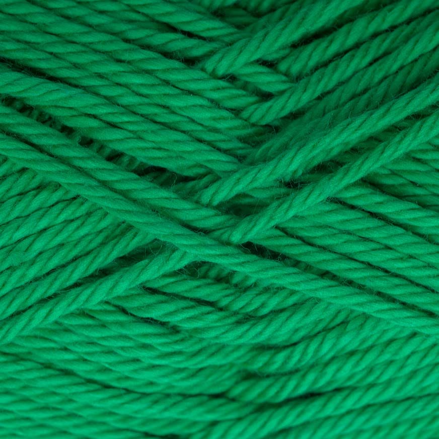 Estako Royal Cotton, 100% Mercerized Giza Cotton Yarn, Green, 4-Pack | soft, silky sheen, super fine, fingering 1, sock weight, 200 g, 548 yds, baby clothes, summer tops - color: 5060 - Green, size: 4 Skeins