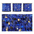 Artisanal Yarn Collection Multifiber Fancy Yarn for Knitting Crocheting Crafts DIY, Set of 3 Rolls(139 Sapphire Starlight) - color: 139 Sapphire Starlight