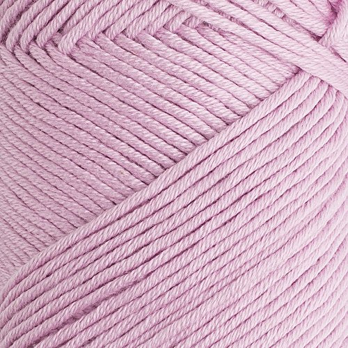3 Skein La Mia Baby 50% Cotton Total 10.5 Oz Each 3.5 oz (100 g) / 218yd (200m), Medium, Worsted, Super Soft Yarn, Best for Baby and Amigurumi, Pink - L042 - color: Pink - L042