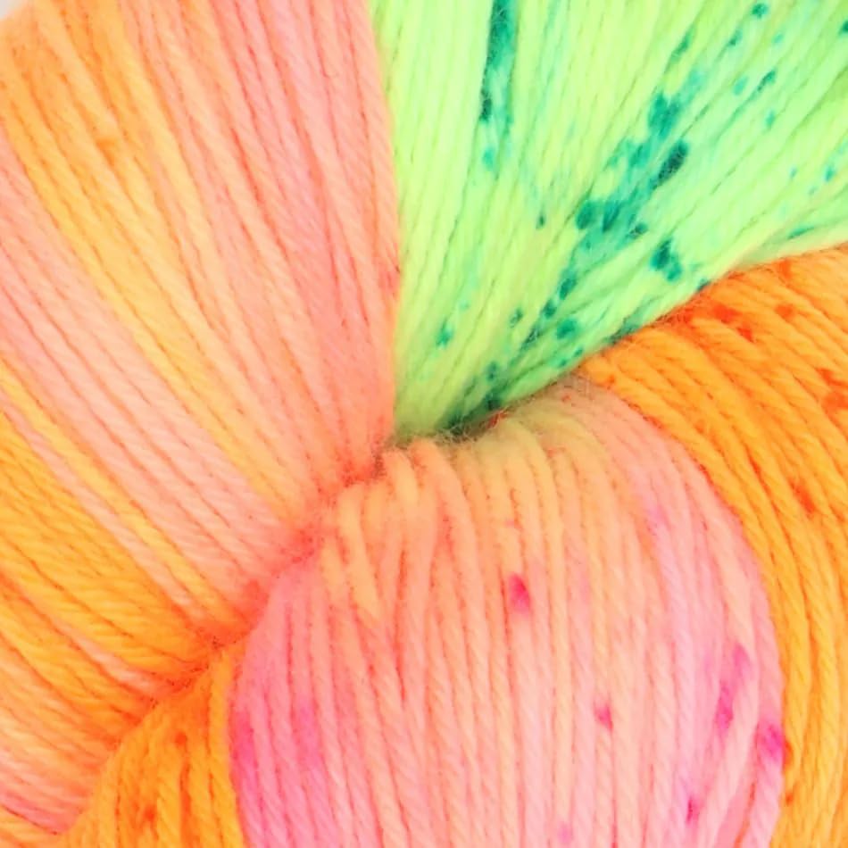 KnitPro Symfonie Fingering Weight Merino Wool Yarn 100g, Galaxy Glow | 75% Extrafine Merino & 25% Polyamide, 438yds, OEKO-TEX Certified, Superwash, Colorfast, #1 Yarn Skein for Knitting & Crochet - color: Galaxy Glow