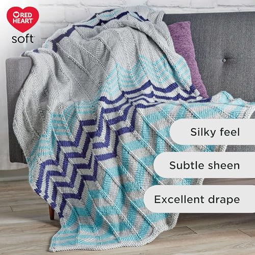 Red Heart Soft Yarn for Crocheting and Knitting, Off White, 3-Pack - color: Off White, size: 3 Pack