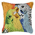 ZFFLYH Latch Hook Kits, Latch Hook Kit for Adult Beginner DIY Crochet Yarn Kits for Throw Pillow Cover Sofa Car Cushion Cover 43X43cm - color: Bird