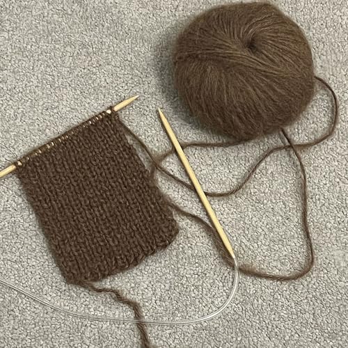 HARFINGTON 3Pcs US Size 35 (20 mm) Circular Knitting Needles, 47 Inch / 120 cm Round Wooden Needle for Handmade Projects DIY Knitting Blankets Socks Hats Sweaters - size: US Size 35 x 47 Inch