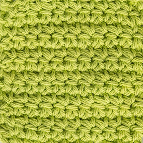 Lily Sugar 'N Cream The Original Solid Yarn, 2.5oz, Medium 4 Gauge, 100% Cotton - Green - Machine Wash & Dry - size: 2.5 oz.