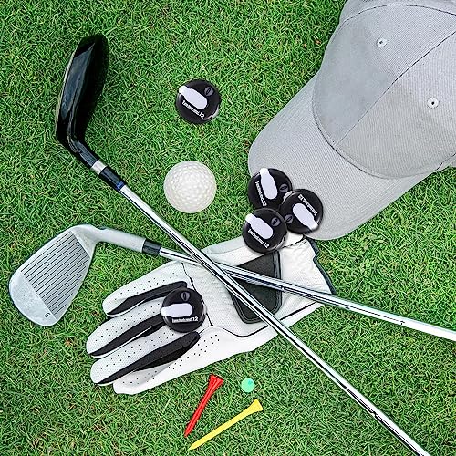 Frienda Golf Score Counter with One Touch Reset | Clip-on Golf Stroke Counter for Women and Men, One-press Reset Counts to 12, Attaches to Glove Collar Belt, Mini Scorekeeper - color: Black