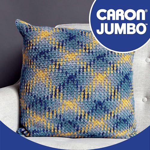 Caron Jumbo Ombre Yarn, 12 oz, Chocolate Variegate, 1 Ball