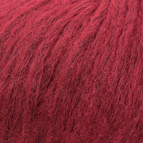 (Set of 3) Baby Alpaca Merino Wool Yarn [426 Yards Total] Burgundy, #4 Worsted - color: Burgundy