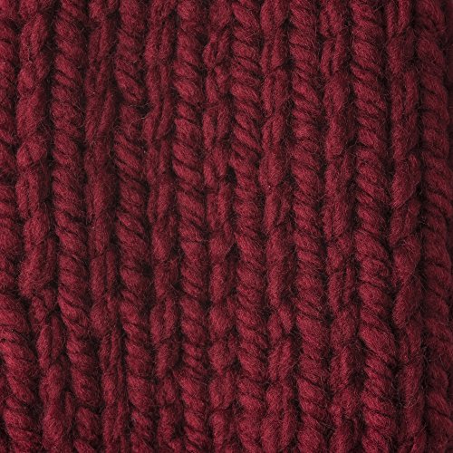 Bernat Softee Chunky Yarn, 3.5 Oz, Gauge 6 Super Bulky, Wine - color: Wine, size: Pack of 1