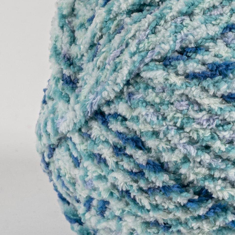 Crafted By Catherine Cozy Twist Yarn - 2 Pack (345 Yards Each Skein), Blue Multi, Gauge 5 Bulky - color: Blue Multi, size: 8.8 oz/ 2 Pack