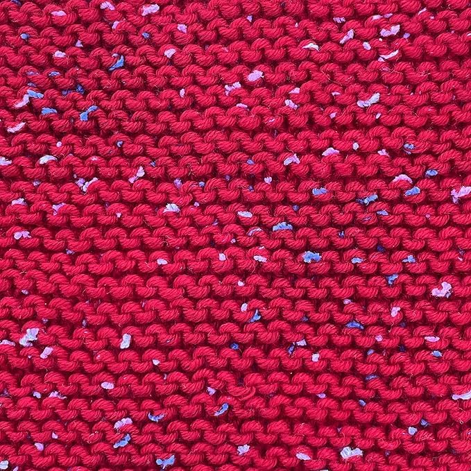Tweed Twinkles Soft Baby Yarn DK Acrylic, 4-Pack (696Yds/400G), Apple Red | Acrylic Baby Blanket Knitting Yarn with Free Patterns - Size 3 DK Light Worsted Weight Yarn for Crocheting with Flecks - color: Apple Red, size: Pack of 4