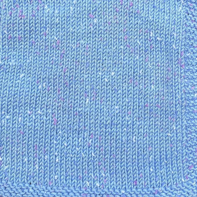 Tweed Twinkles Soft Baby Yarn DK Acrylic, 4-Pack (696Yds/400G), Baby Blue | Acrylic Baby Blanket Knitting Yarn with Free Patterns - Size 3 DK Light Worsted Weight Yarn for Crocheting with Flecks - color: Baby Blue, size: Pack of 4