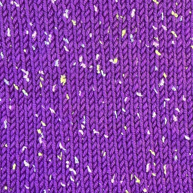 Tweed Twinkles Soft Baby Yarn DK Acrylic 4-Pack (696Yds/400G) Orchid Purple | Acrylic Baby Blanket Knitting Yarn with Free Patterns - Size 3 DK Light Worsted Weight Yarn for Crocheting with Flecks - color: Orchid Purple, size: Pack of 4